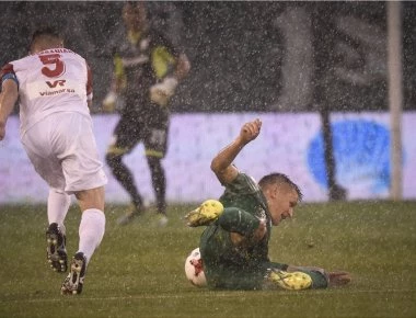 Οριστική διακοπή εξαιτίας της μπόρας στο Παναθηναϊκός-Ξάνθη! - Παίχτηκαν μόλις 7 λεπτά αγώνα (φωτό)